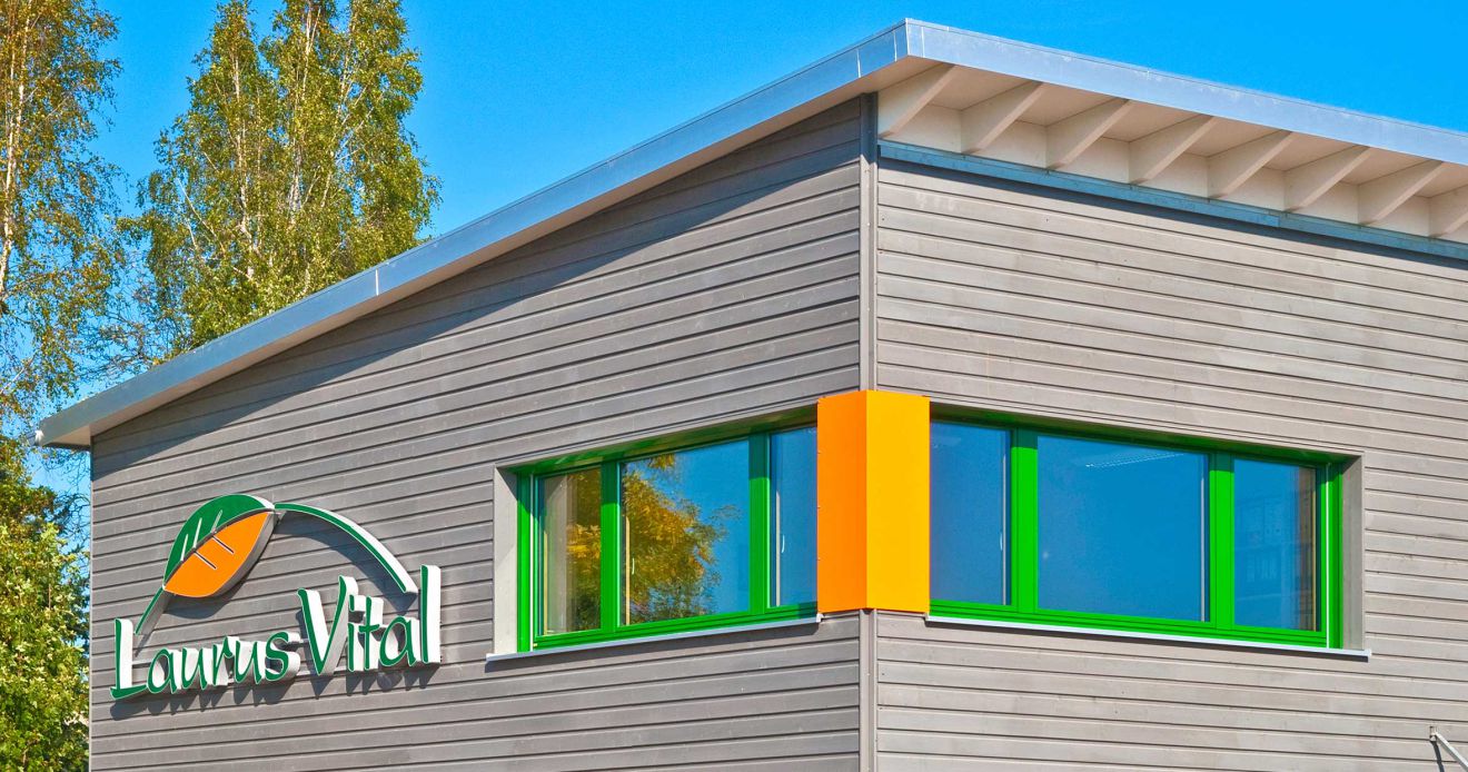 Außenansicht Laurus Vital-Bio Lebensmittelmarkt