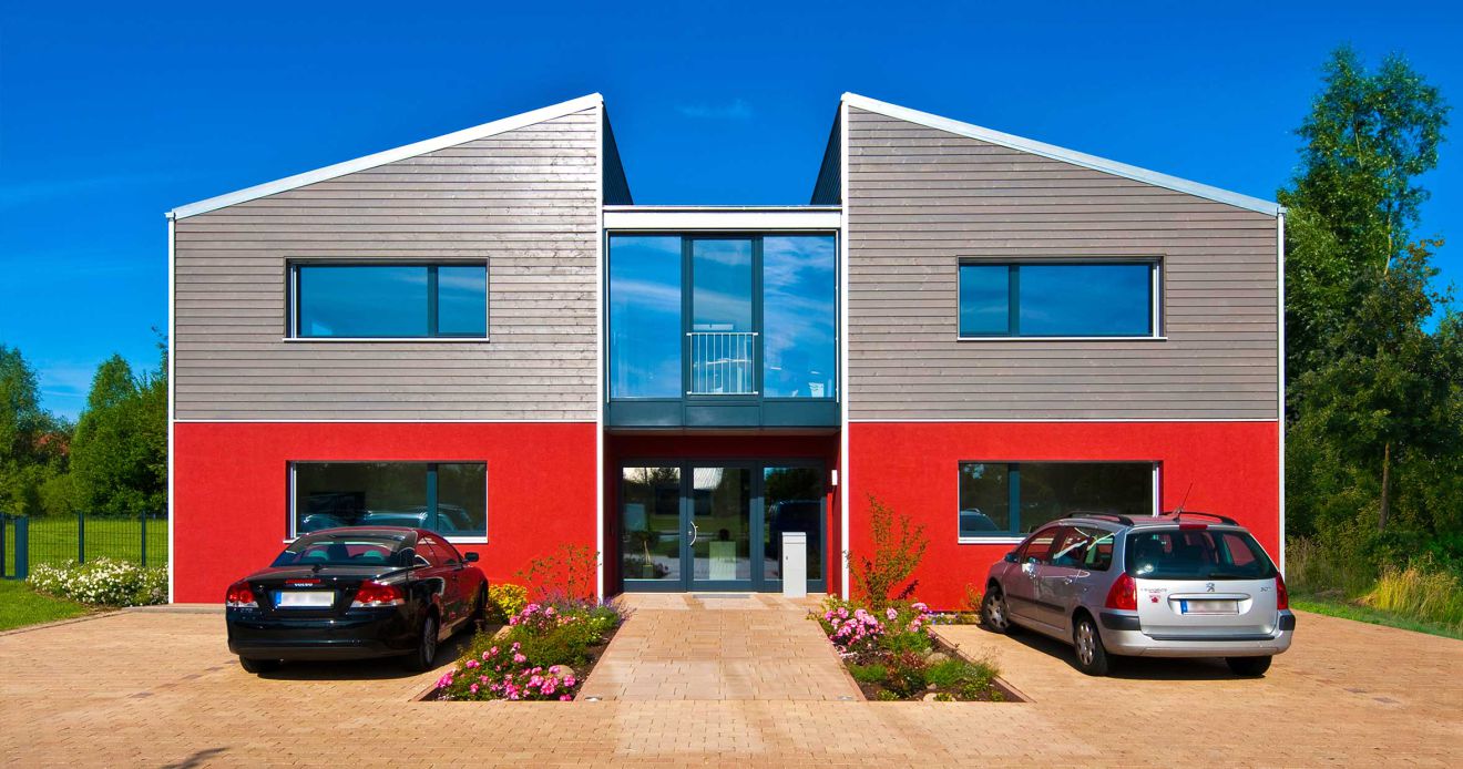 Außenansicht Bürogebäude Hörnschemeyer