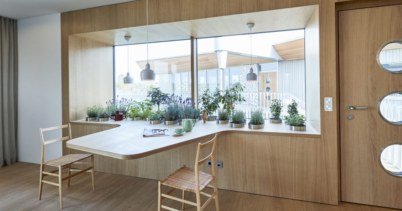 Essbereich Mitarbeit Projekt "Haussicht by Alfredo Häberli"