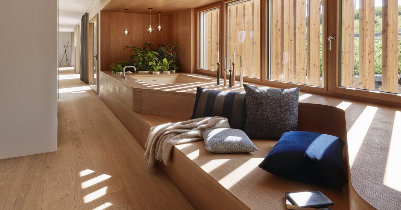 Masterbedroom Mitarbeit Projekt "Haussicht by Alfredo Häberli"